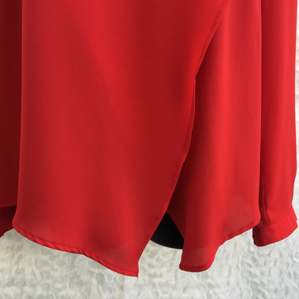 Joseph Ribkoff red blouse - Picture 2 of 8